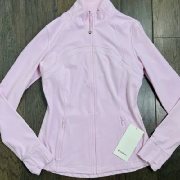 Lululemon NWT Define Jacket *Nulu Pink Organza